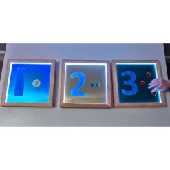 Light Up Hand Held Mirrors - Set of 3