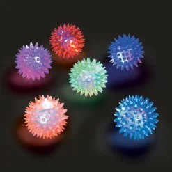 Light-Up Mini Spike Ball Assortment - 12 Pack