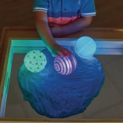 Light Up Tactile Glow Spheres - Set of 6
