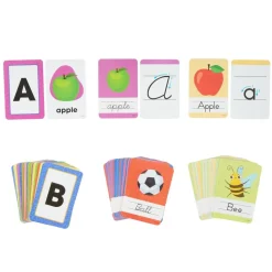 Literacy Flash Cards- Alphabet Printing & Cursive Practice - 3 deck set