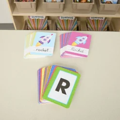 Literacy Flash Cards- Alphabet Printing & Cursive Practice - 3 deck set