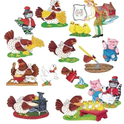 Little Red Hen Felt Set