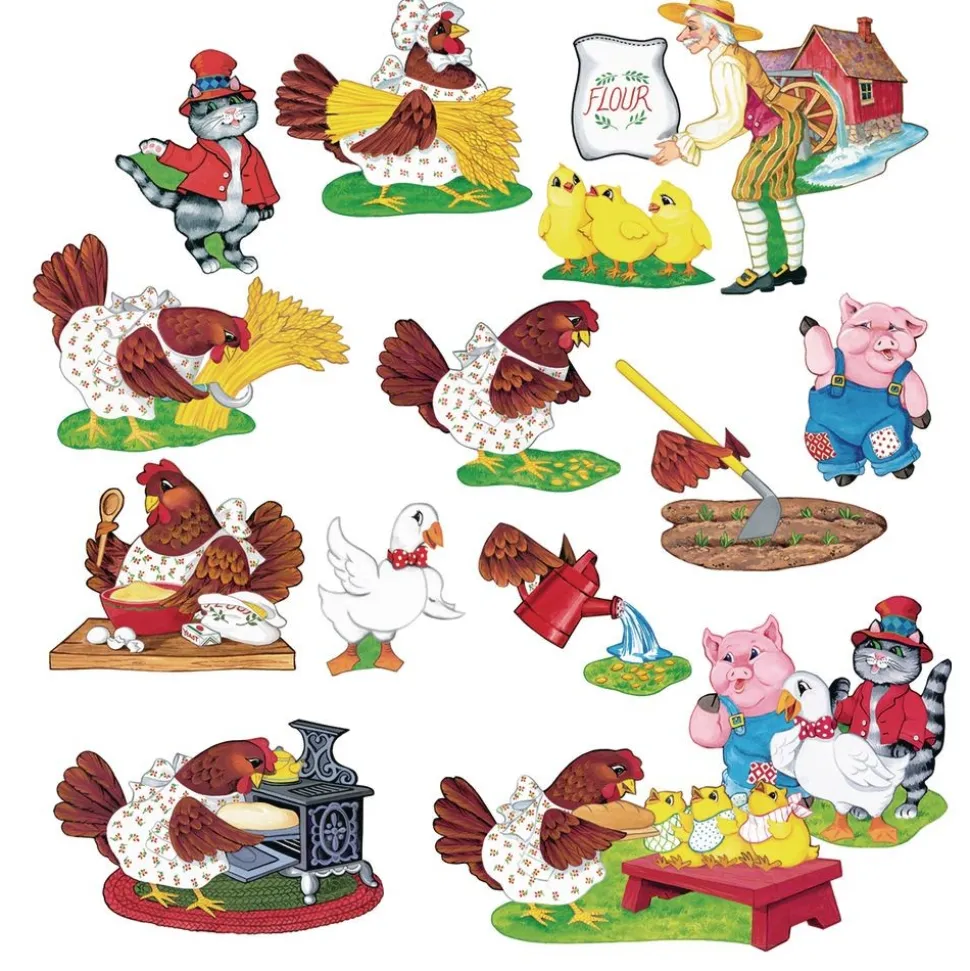Little Red Hen Felt Set