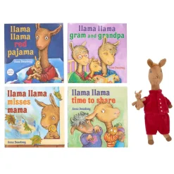 Llama Llama Book Set of 4 & Doll