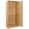 Locking Tall Laminate Storage - Maple/Maple, Assembled