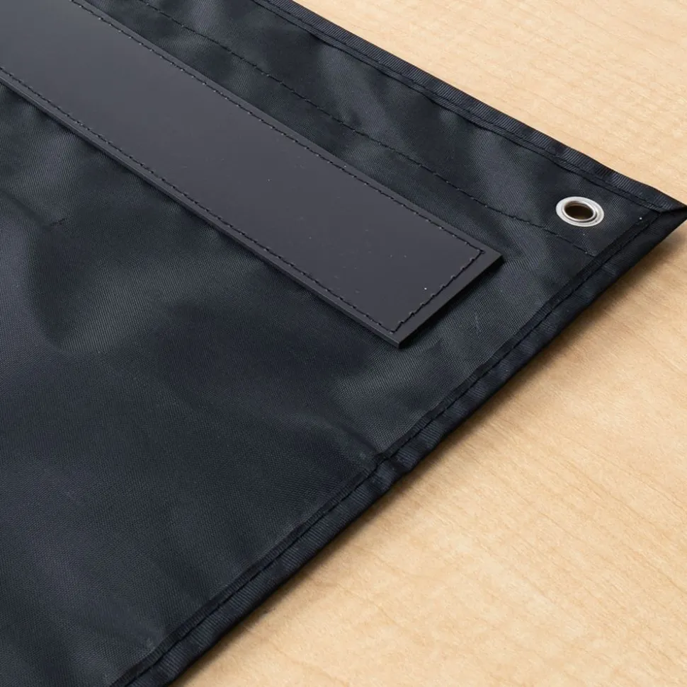 Long Rectangle Pocket Chart Black - 1 pocket chart