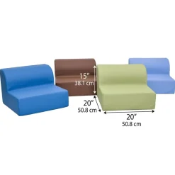 Loungers, Set of 4 - Woodland