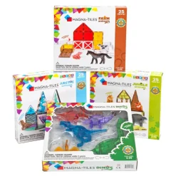 MAGNA-TILES® Animal Mash - 3 Sets 75pcs