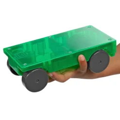 MAGNA-TILES® Car Expansion Green & Yellow - 2pcs