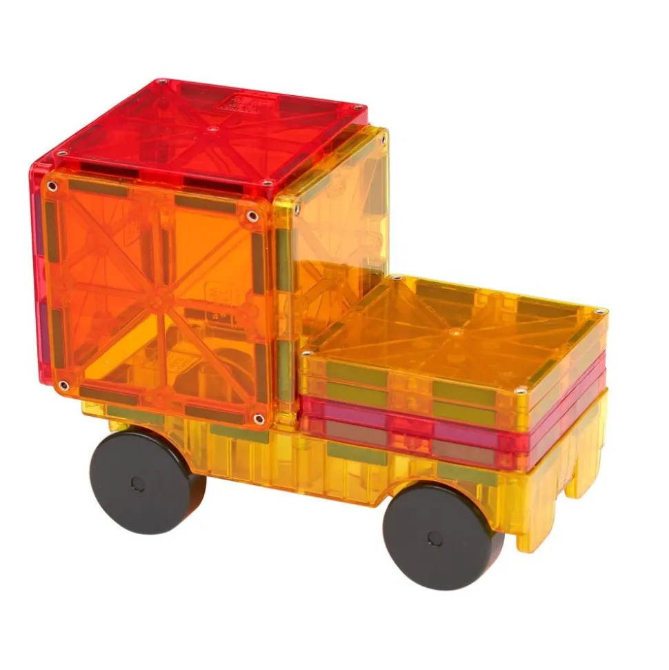 MAGNA-TILES® Car Expansion Green & Yellow - 2pcs