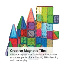 MAGNA-TILES® Clear Colors - 100pcs