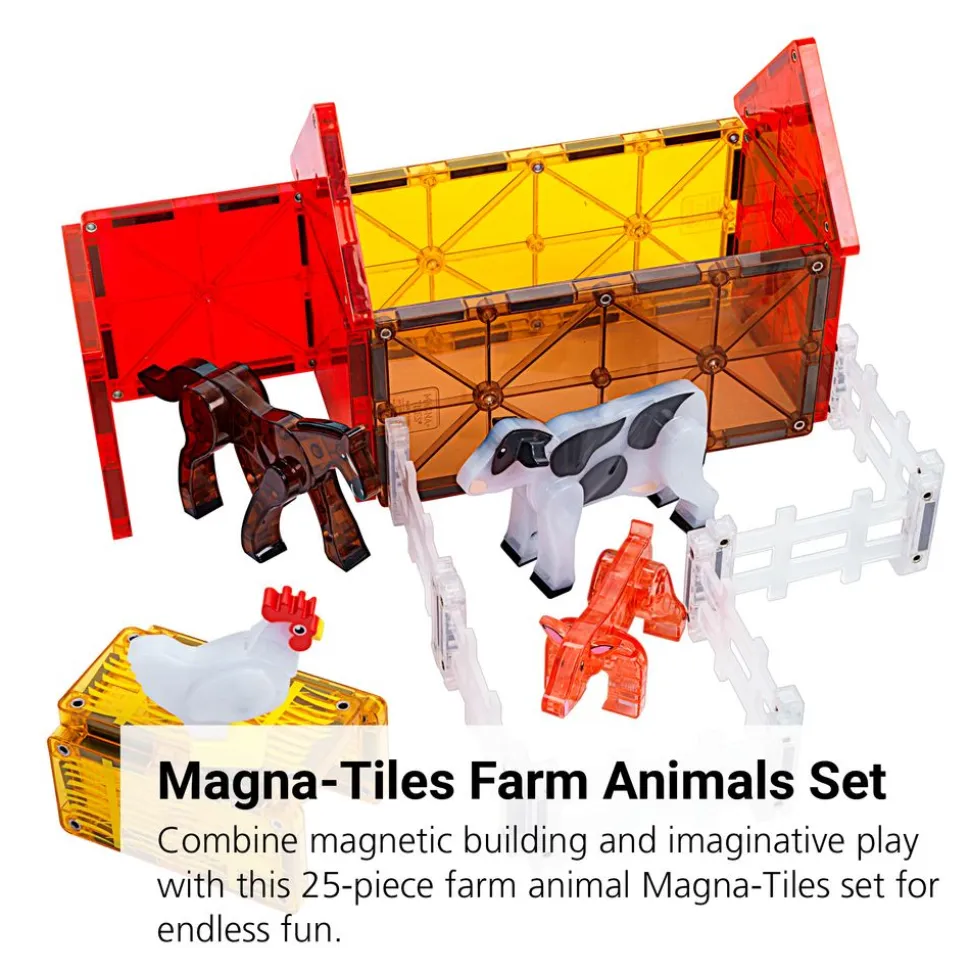 MAGNA-TILES® Farm Animals - 25pcs