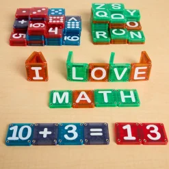 MAGNA-TILES® microMAGS Learn Letters & Numbers™ - 112 pieces