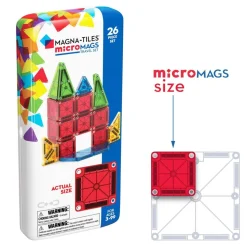 MAGNA-TILES® microMAGS Travel Set - 26 pieces