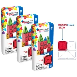 MAGNA-TILES® microMAGS Travel Set - Pack of 3