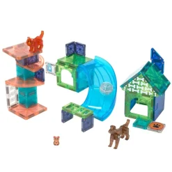 MAGNA-TILES® Pets Kit - Cat, Dog, & Hamster - 39 pcs