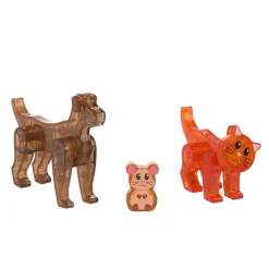 MAGNA-TILES® Pets Kit - Cat, Dog, & Hamster - 39 pcs