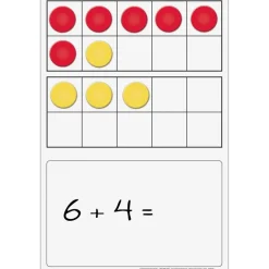 Magnetic Double Ten-Frame Dry Erase Demonstration Board Kit