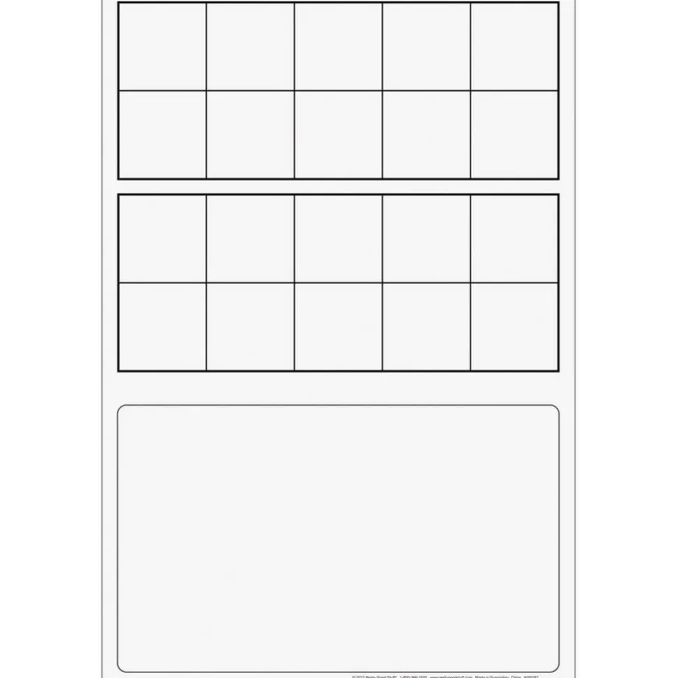Magnetic Double Ten-Frame Dry Erase Demonstration Board Kit