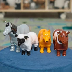 Magnetic Mix or Match Farm Animals - 4-Piece Magnetic Animal Set