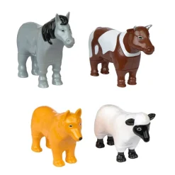 Magnetic Mix or Match Farm Animals - 4-Piece Magnetic Animal Set