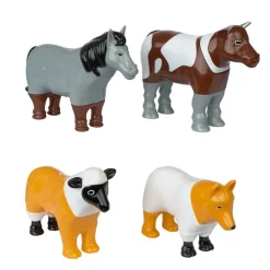 Magnetic Mix or Match Farm Animals - 4-Piece Magnetic Animal Set