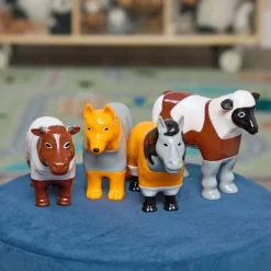 Magnetic Mix or Match Farm Animals - 4-Piece Magnetic Animal Set