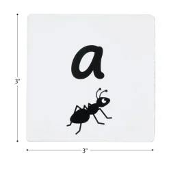 Magnetic Tile Toppers - Alphabet Lowercase - 40pcs