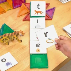 Magnetic Tile Toppers - Alphabet Lowercase - 40pcs