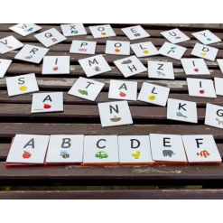 Magnetic Tile Toppers - Alphabet Uppercase - 40pcs