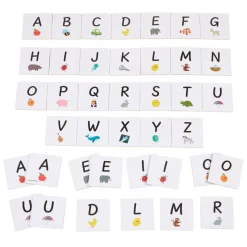 Magnetic Tile Toppers - Alphabet Uppercase - 40pcs