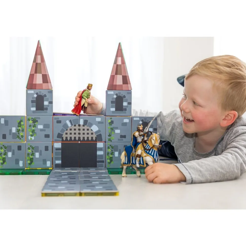 Magnetic Tile Toppers - Castle Pack - 40pcs