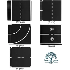Magnetic Tile Toppers - Road Pack - 40pcs