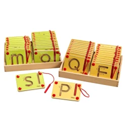 Magnetic Writing Boards Uppercase & Lowercase - 52 Pieces