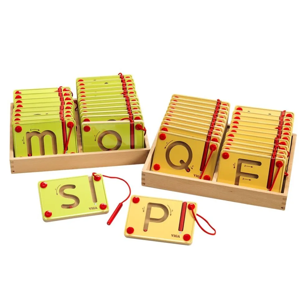 Magnetic Writing Boards Uppercase & Lowercase - 52 Pieces