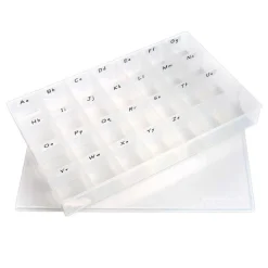 MAGtivity Tins With Foam Color-Coded Magnetic Letters Classroom Kit
