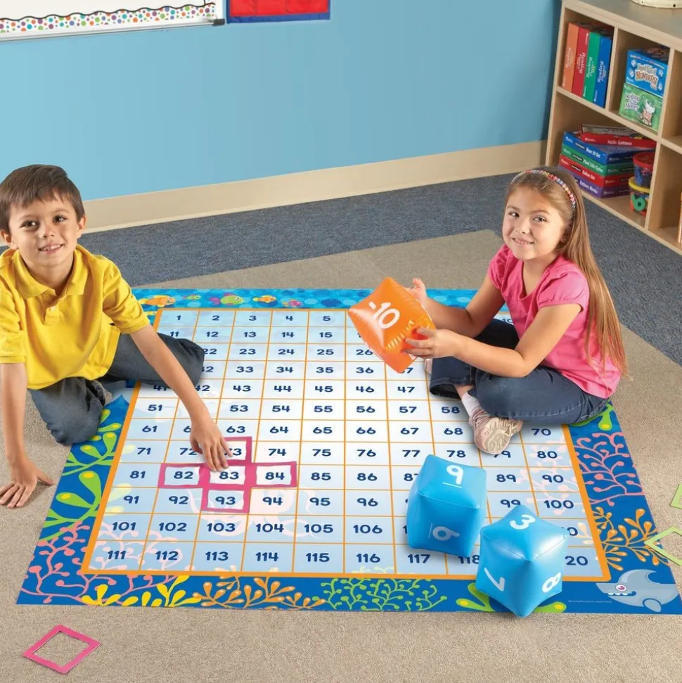 Make A Splash™ 120 Mat Floor Game - 120-Grid Floor Mat Set