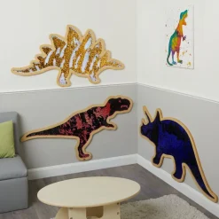 Mark Making Sequin Giant Dinosaurs - Set of 3