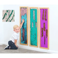 Mark Making Sequin Long Board - Silver 40" x 12"