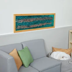 Mark Making Sequin Long Board - Silver 40