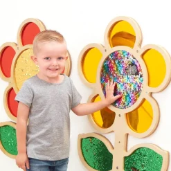 Mark Making Sequin & Mirror Daisy Frame - Yellow 30