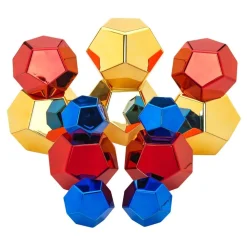 Marvelous Metallics™ Colored Boulder Blocks - 12 Pack