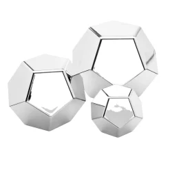 Marvelous Metallics™ Silver Boulder Blocks - 12 Pack