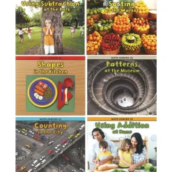 Math Around Us Books - 6 Titles