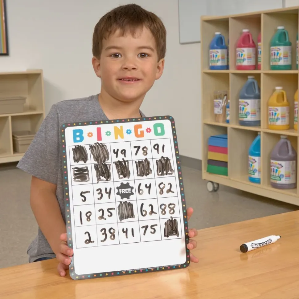 Math Bingo Dry Erase Mats - Set of 24