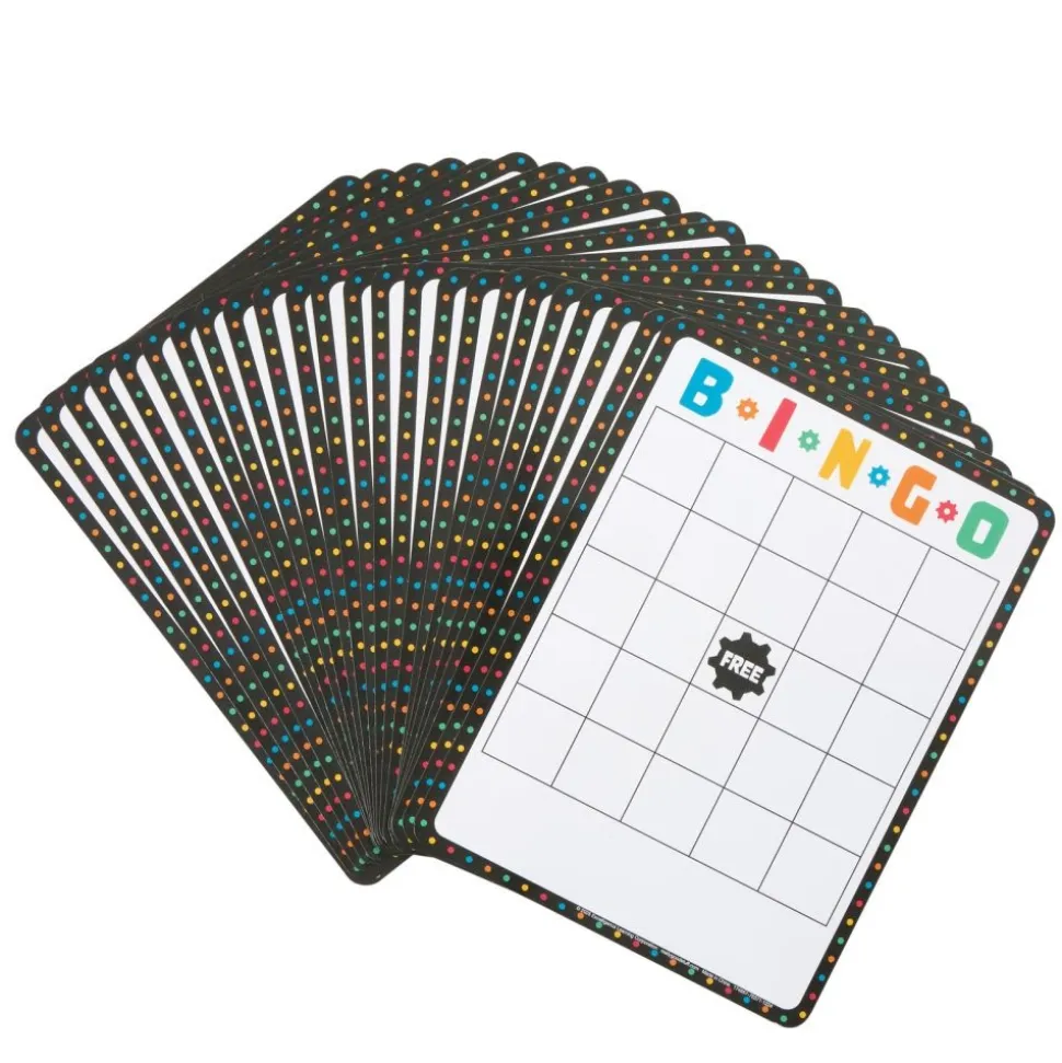 Math Bingo Dry Erase Mats - Set of 24