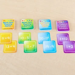 Math Fact Fluency Games Addition and Subtraction Through 20 - 4 sets of games