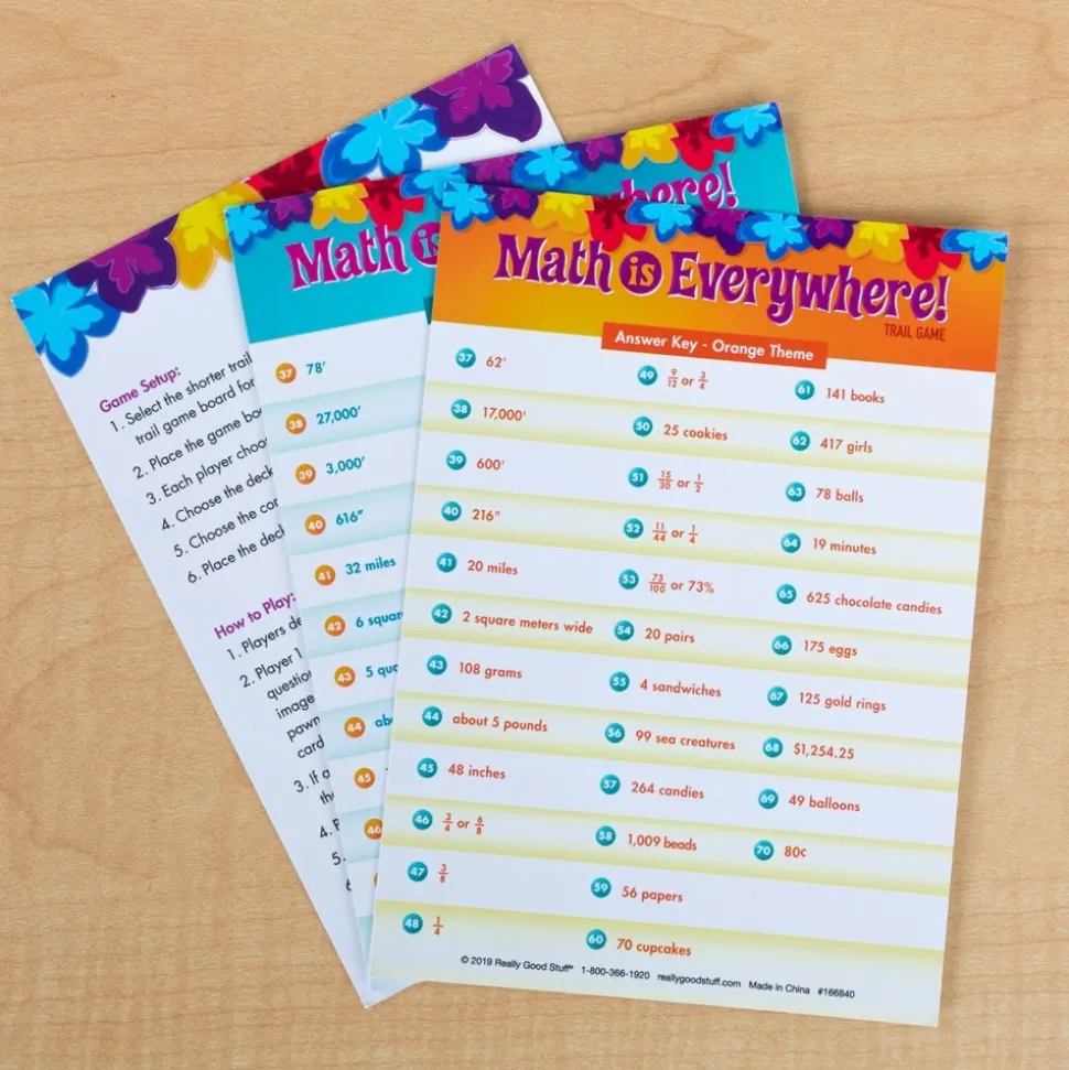 Math Is Everywhere! Trail Game Intermediate - 1 game