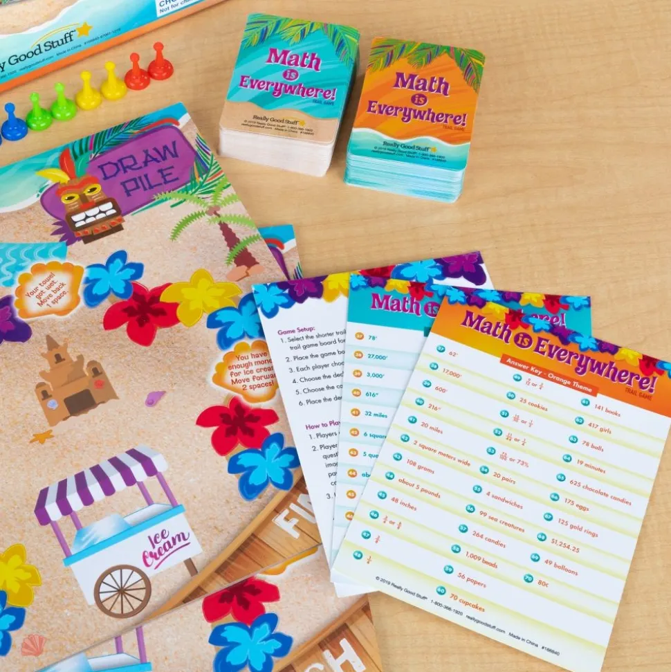 Math Is Everywhere! Trail Game Intermediate - 1 game