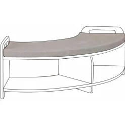 Millhouse™ Bench Cushion for the Low 90º Open Sweep